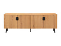 Natural Oak Wood TV Stand