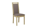 Brown Oak Wood Chair, 96 x 45 x 41 cm