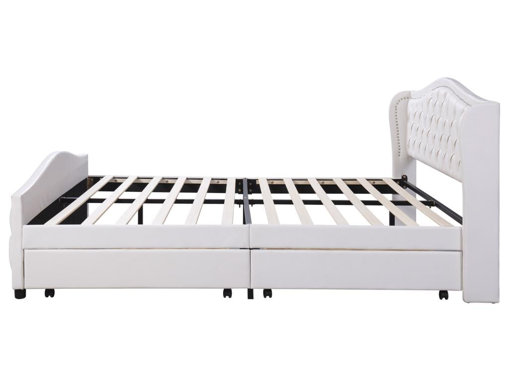 White Bed, 180 x 200 cm