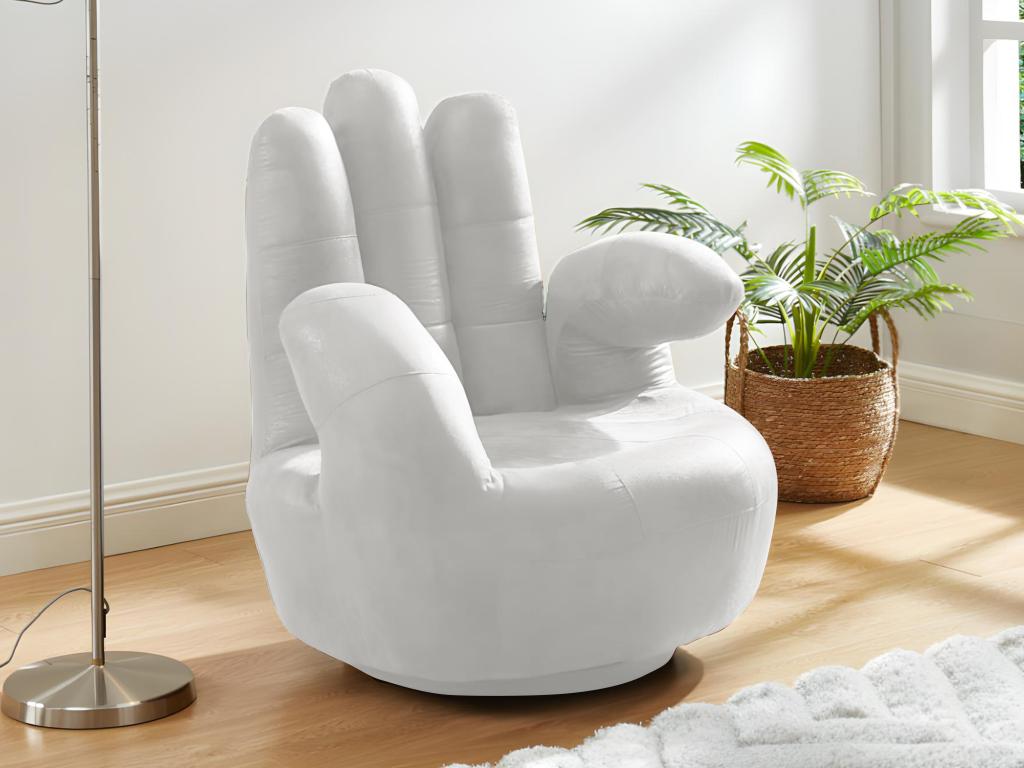 White Accent Chair - dlz1766587483191