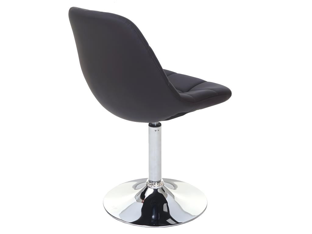 Brown Faux Leather Chair - dlz1766587624995