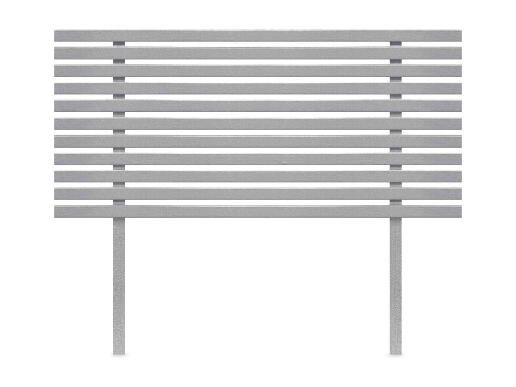 Gray Bed, 90 x 115 cm