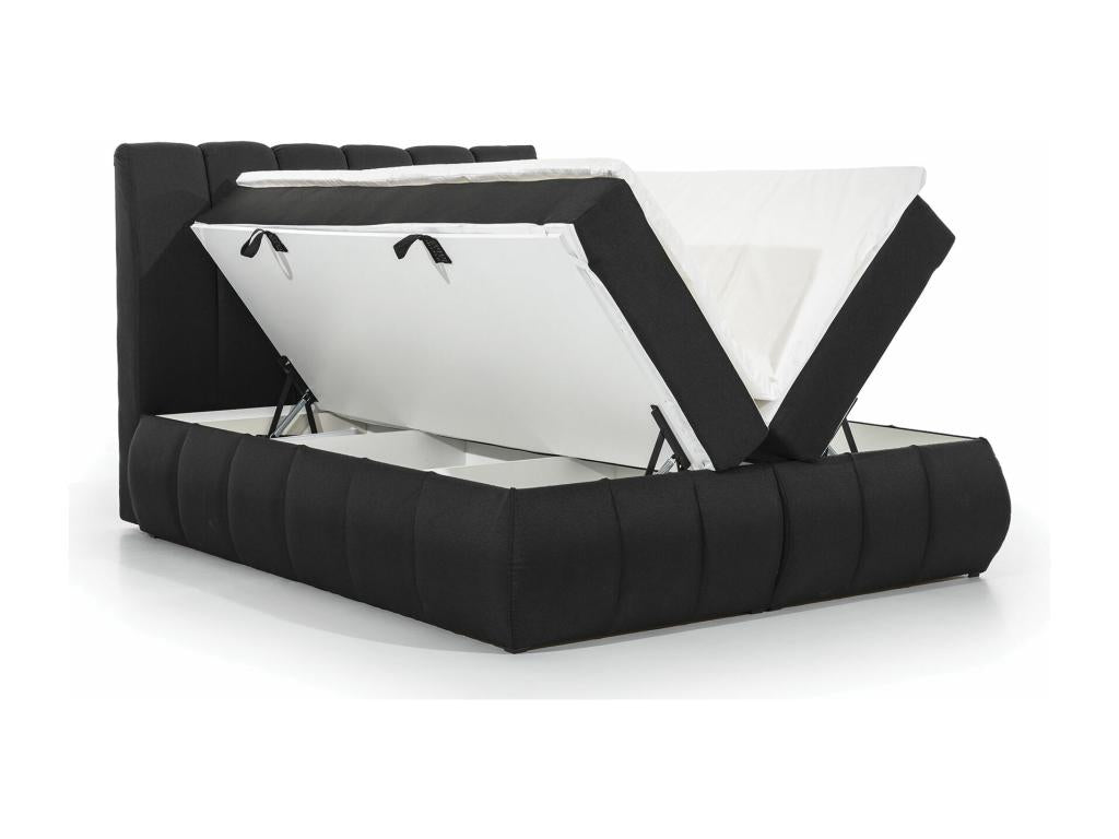 Black Fabric Mattress, 180 x 200 cm