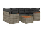 Gray Woven Resin Wicker Outdoor Furniture Set - dlz1766587764393