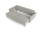 Gray Fabric Sofa Bed, 235 x 98 cm