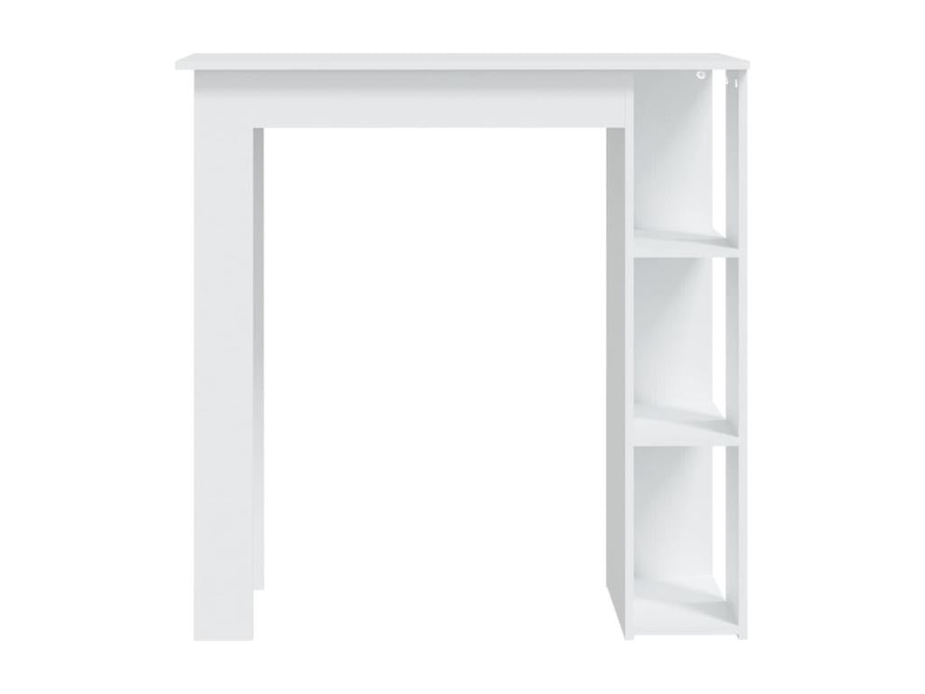 White Engineered Wood Table, 102 x 50 x 103.5 cm