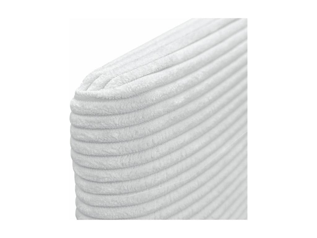 White Velvet Bed, 95 x 60 cm