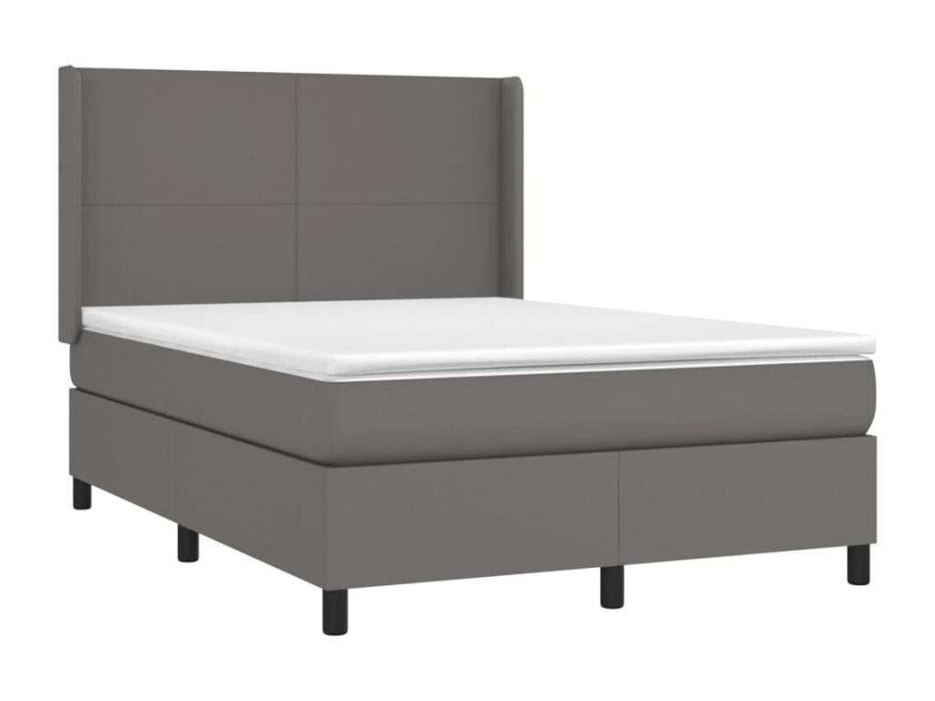 White Faux Leather Mattress, 140 x 200 cm