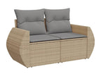 Beige Woven Resin Wicker Outdoor Furniture Set - dlz1766588010890