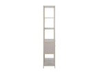 Beige Metal Bookcase