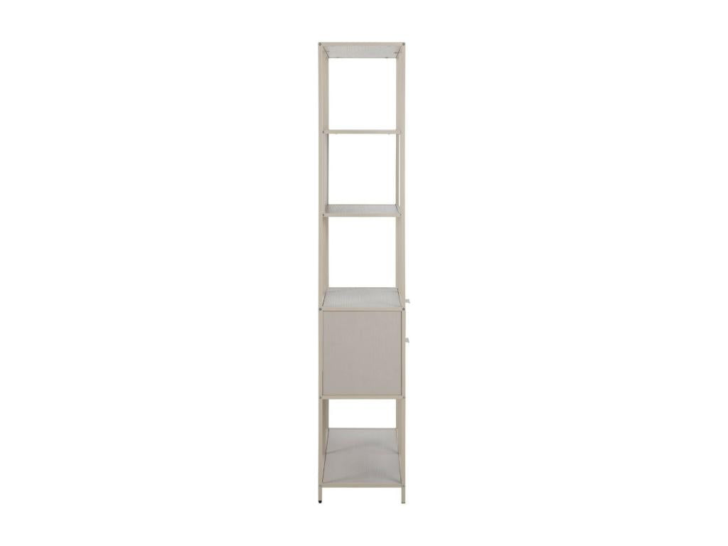 Beige Metal Bookcase
