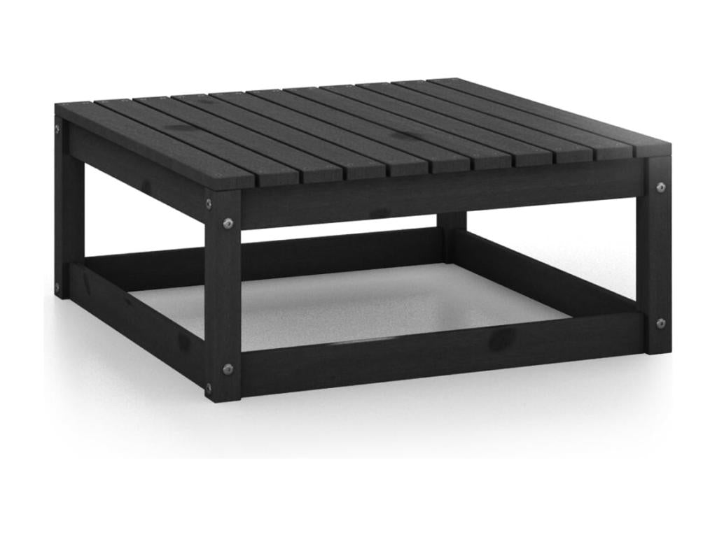 Black Pine Wood Outdoor Furniture Set - dlz1766587877766