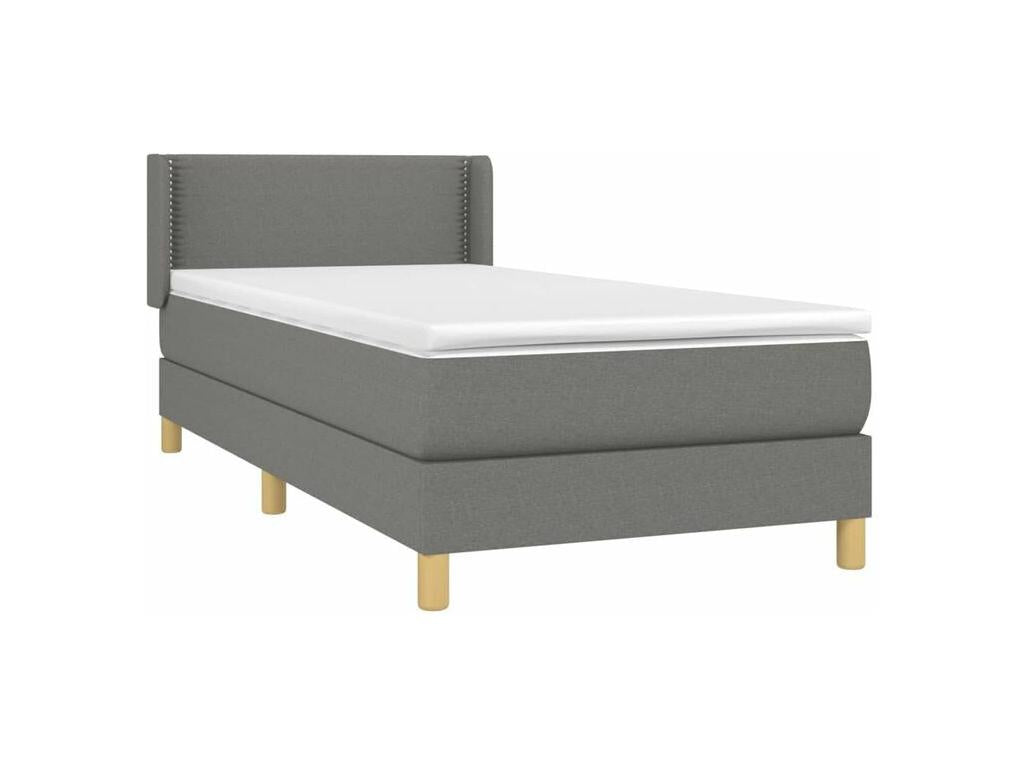 White Fabric Mattress, 90 x 190 cm