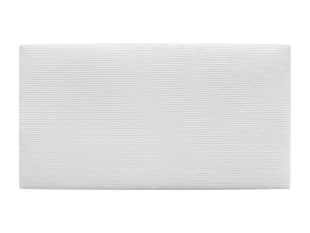 White Velvet Bed, 95 x 60 cm