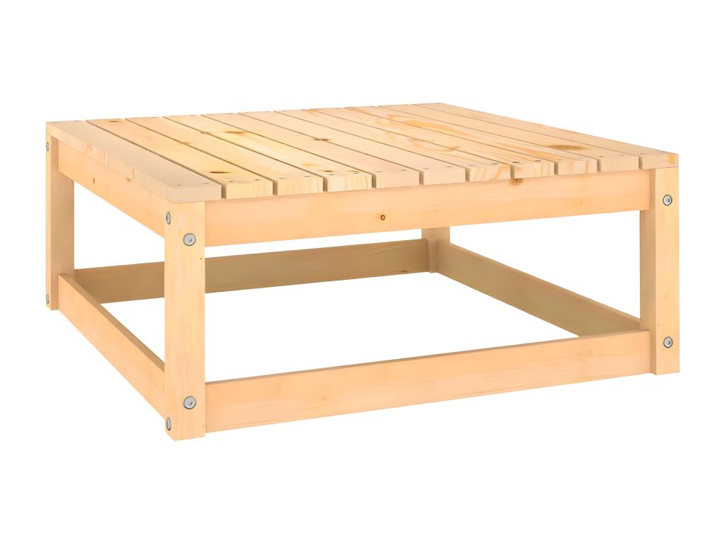 Gray Pine Wood Outdoor Furniture Set - dlz1766587816408