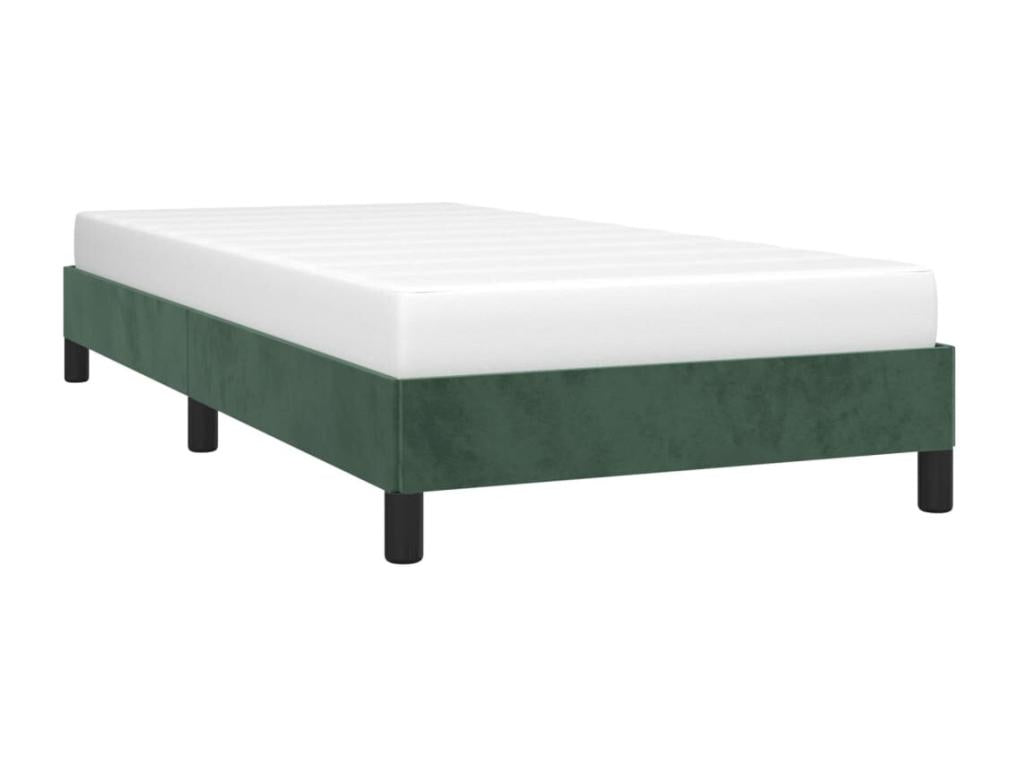 Green Velvet Mattress, 100 x 200 cm