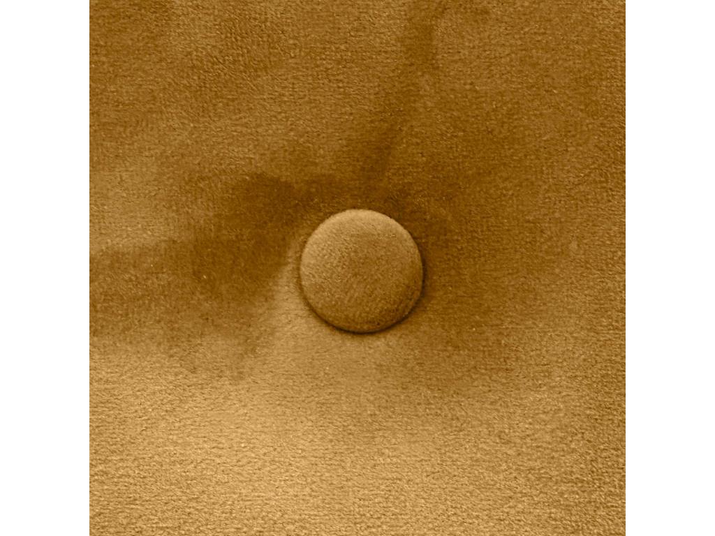 Yellow Velvet Bed, 80 x 105 cm