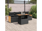Black Woven Resin Wicker Outdoor Furniture Set - dlz1766588021531
