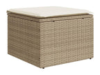 Beige Woven Resin Wicker Outdoor Furniture Set - dlz1766587729630