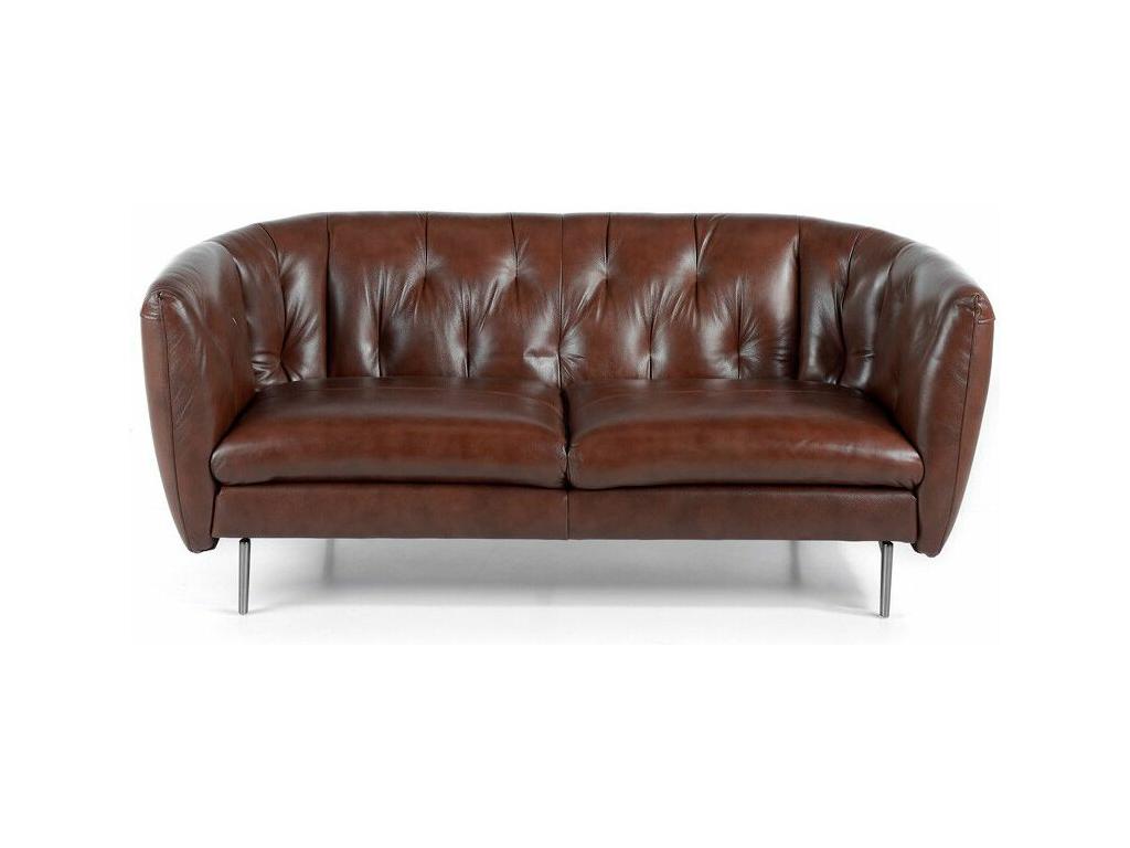 Brown Leather Sofa