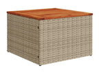 Beige Woven Resin Wicker Outdoor Furniture Set - dlz1766587862377