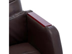 Brown Faux Leather Chair
