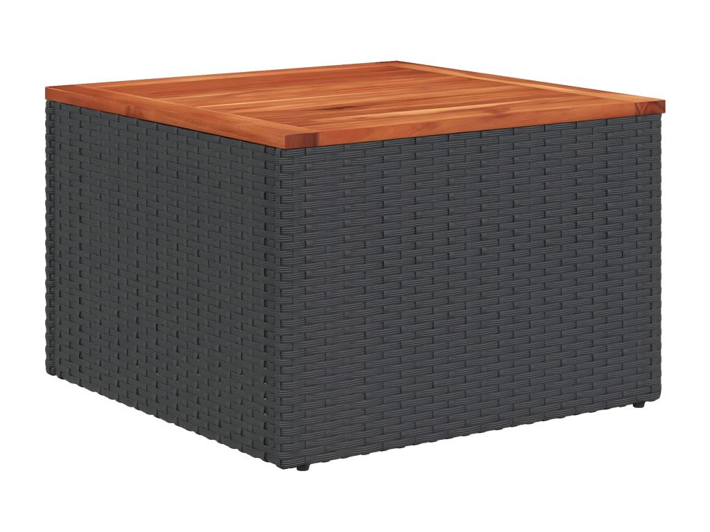 Black Woven Resin Wicker Outdoor Furniture Set - dlz1766587923615