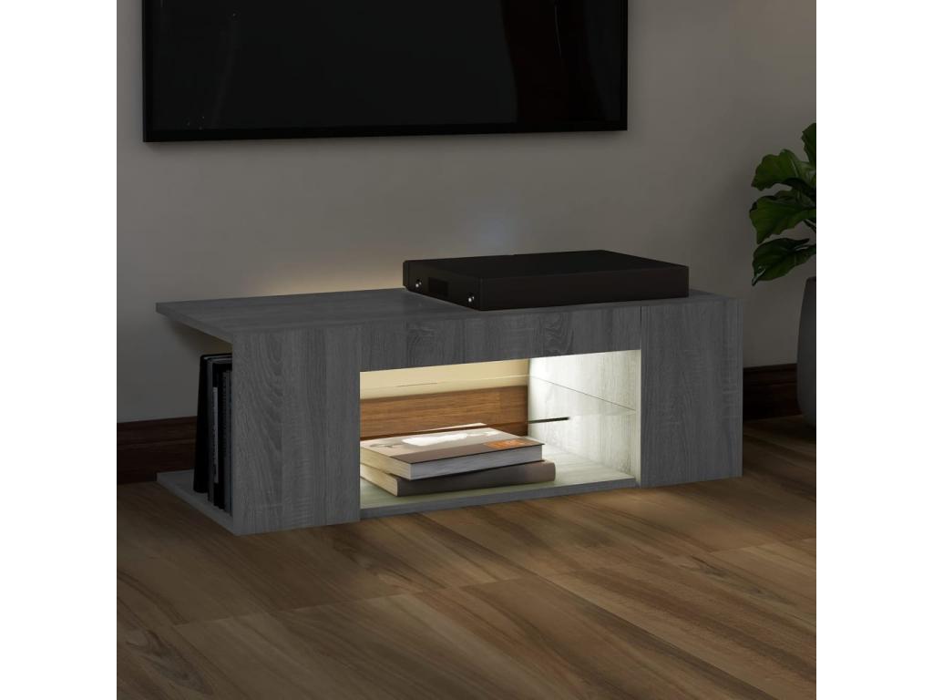Gray TV Stand, 90 x 39 x 30 cm