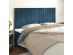 Blue Velvet Bed, 80 x 5 x 78 cm