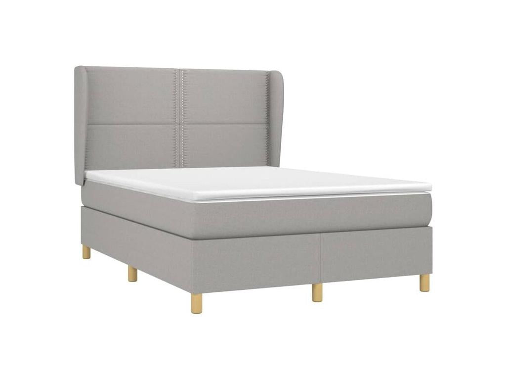White Fabric Mattress, 140 x 200 cm