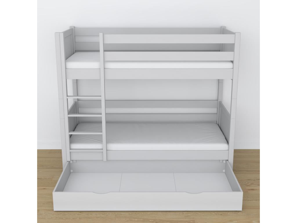 Gray Bed, 80 x 190 cm