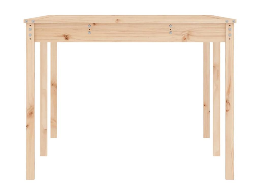 Brown Solid Wood Table, 203.5 x 100 x 76 cm