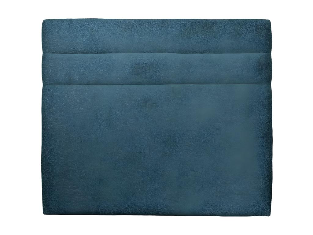 Blue Boucle Fabric Bed