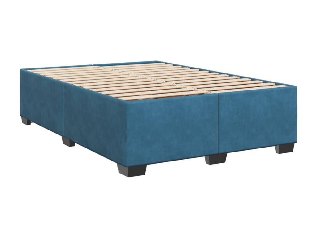 Blue Velvet Mattress, 140 x 190 cm
