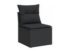 Black Woven Resin Wicker Outdoor Furniture Set - dlz1766587974164