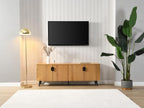Natural Oak Wood TV Stand