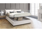 White Leather Mattress, 140 x 190 cm