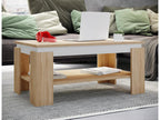 Brown Oak Wood Coffee Table