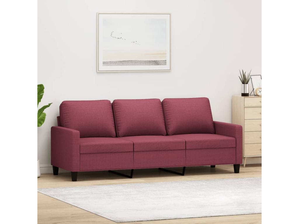 Red Fabric Sofa