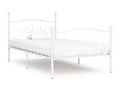 White Metal Bed Frame, 90 x 200 cm
