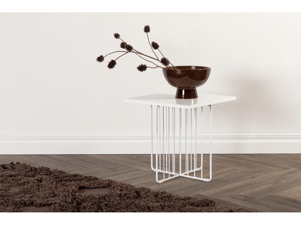 White Coffee Table, 40 x 40 x 40 cm