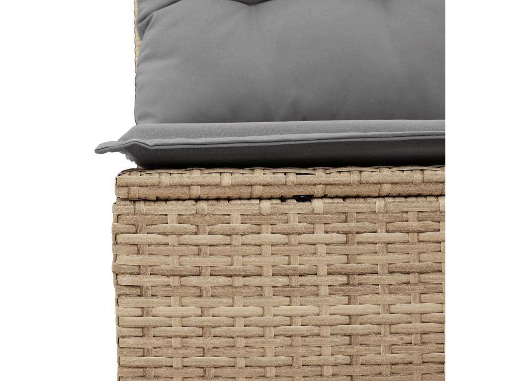 Beige Woven Resin Wicker Outdoor Furniture Set - dlz1766587353237