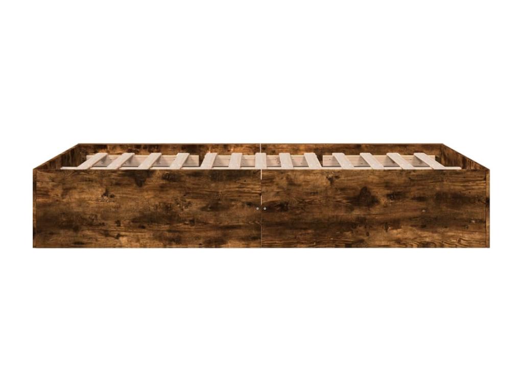 Brown Oak Wood Mattress, 140 x 190 cm