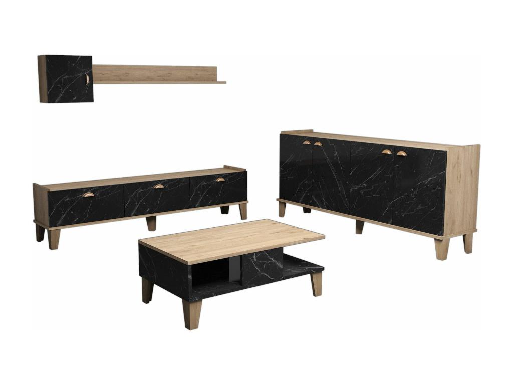 Beige Oak Wood Home Furniture