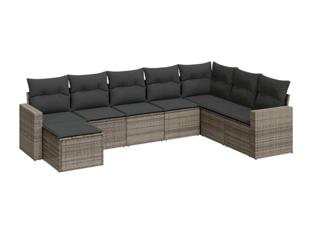 Gray Woven Resin Wicker Outdoor Furniture Set - dlz1766587581668