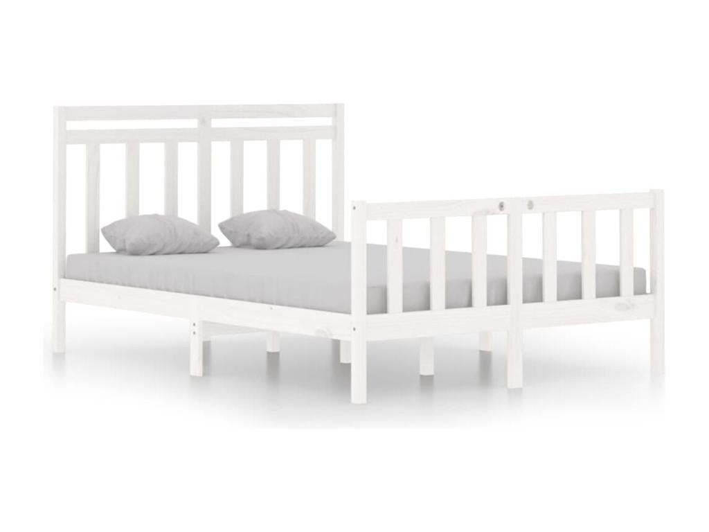 White Solid Wood Mattress, 140 x 190 cm