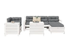 White Pine Wood Outdoor Furniture Set - dlz1766588038957