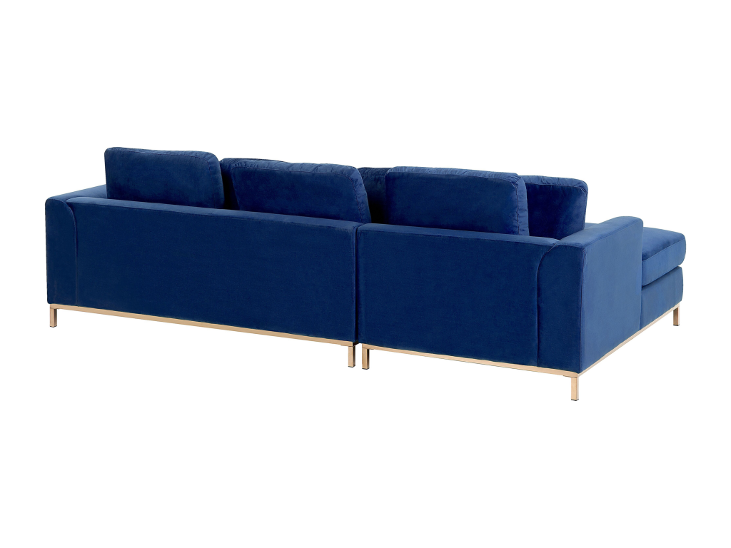 Blue Velvet Sofa