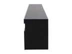 Black TV Stand, 180 x 35 x 45 cm