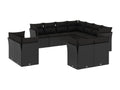 Black Woven Resin Wicker Outdoor Furniture Set - dlz1766587974164